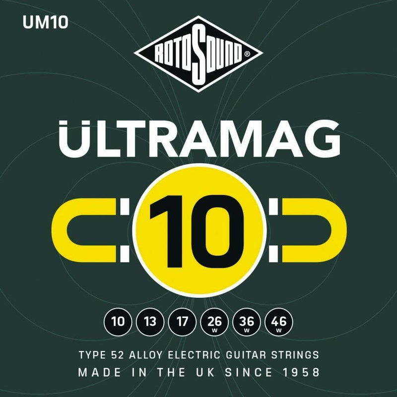 Rotosound UM10 Ultramag 10-46 Alloy 52 Electric Guitar Strings