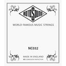 Rotosound NC032 Nickel Wound Single Electric Guitar Strings Gauge .032 5 Pack