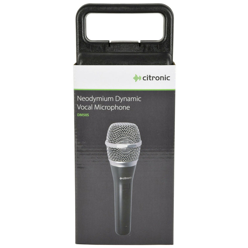 Microphone DM50S Neodymium Dynamic Vocal Mic + Case, Cable & Mic Clip