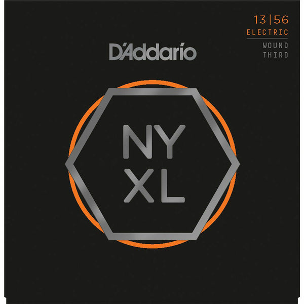 D'addario NYXL1356W Nickel Wound, Medium Wound 3rd, 13-56