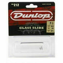 Dunlop 212 Pyrex Glass Guitar Slide, Heavy Wall Short-Small, Ring Size 7