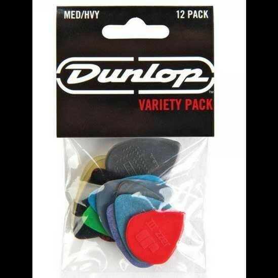 Dunlop Medium/heavy Variety Plectrum 12-Pack JD-PVP-102