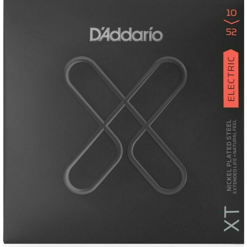 D'Addario XTE1052 Nickel Plated Steel Strings, Light Top / Heavy Bottom 10-52