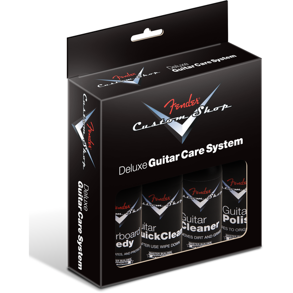 Fender  Custom Shop Deluxe Guitar Care System, 4 Pack, Black P/N 0990539000
