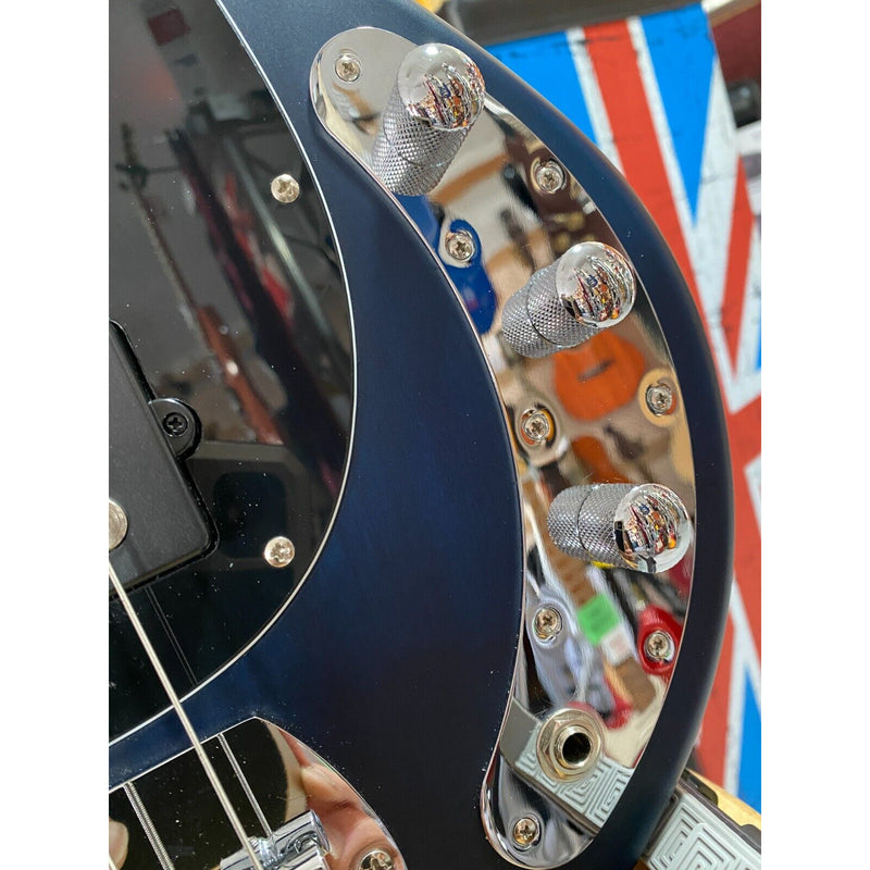 Sterling By MusicMan SUB Ray 4, 2022 - Trans Blue Finish