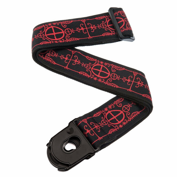 D'Addario Planet Lock Guitar Strap - Voodoo. P/No -50PLA12