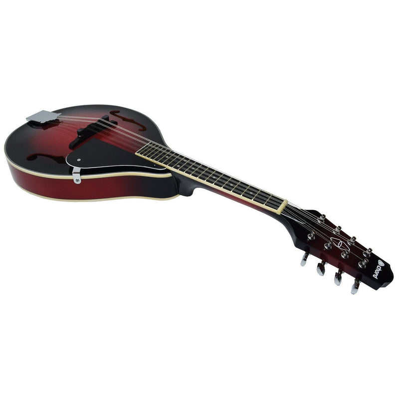 Chord traditional teardrop-style mandolin, Redburst Finish
