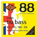 Black Nylon Bass Guitar Strings Rotosound RS88S 65-115 Short Scale