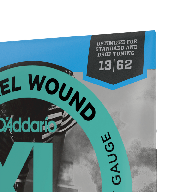 Baritone Electric Guitar Strings By D'Addario, EXL158 Nickel Wound .Light, 13-62