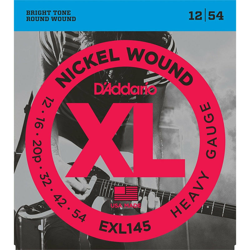3 x D'Addario EXL145 Electric Guitar Strings- Heavy 12-54.Great For Drop Tunings