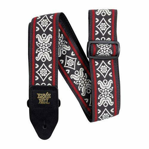 Ernie Ball 'Blackjack Red' Jacquard Guitar Strap P04669