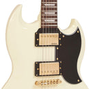 Vintage VS6 Reissued Electric Guitar Vintage White/Gold Hardware VS6VW