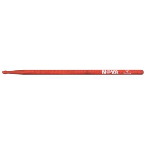 Drum Sticks  By Vic Firth 'Nova'  VF-N7AR Red 7A Wood Tip 1PAIR
