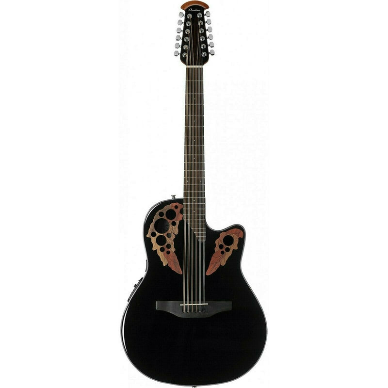 Ovation Celebrity Elite 12-String Electro Acoustic CE4412 12 Mid Depth Black