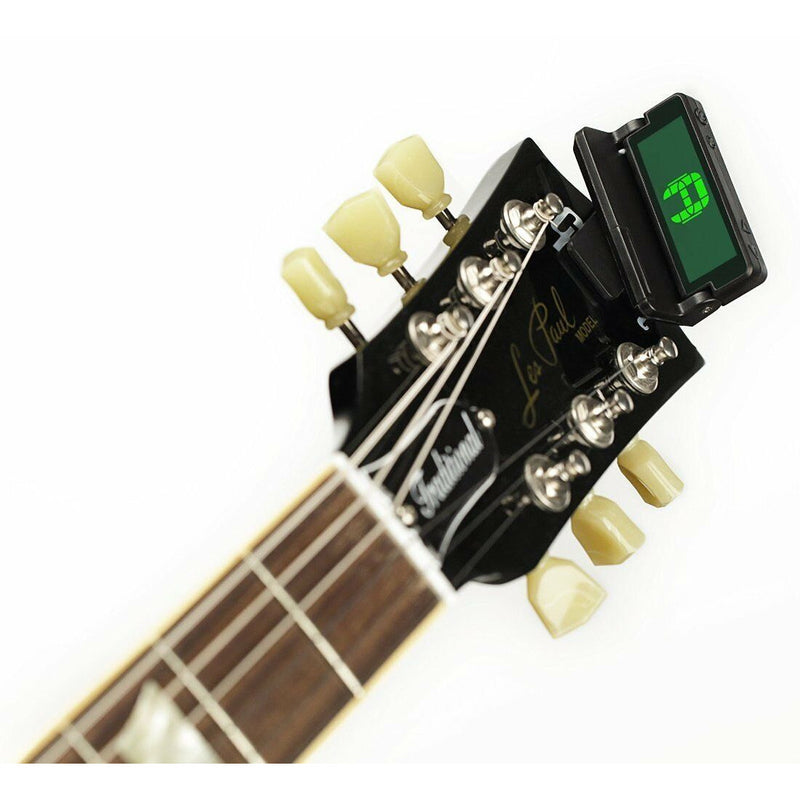D'Addario Clip on Headstock Tuner PW-CT-10.Multi-Color Backlit LCD Screen
