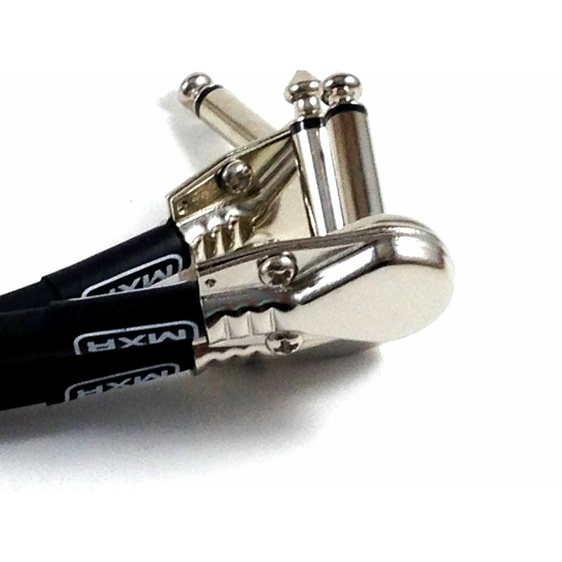 Patch Cable 3 Pack By MXR.  Right Angled, Designed For Pedal Boards - 3PDCP06