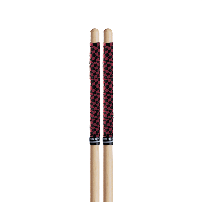 Stick Rapp For Drum Sticks By Promark,  Red/Black Checkerboard  p/n SRCR