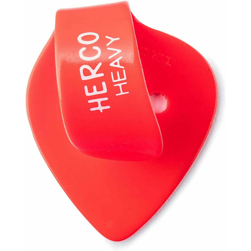 Herco HE113P Flat/Thumbpick Heavy Gauge - 0.98mm. Pack Of 3 Assorted Colours.