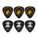 Dunlop Jimi Hendrix Aura Mandala Heavy Plectrums Player Pack, 6-Picks JHP16HV