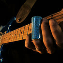 Ceramic Guitar Slide Handmade In The Glastonbury Star Singer Medium Blue Lagoon