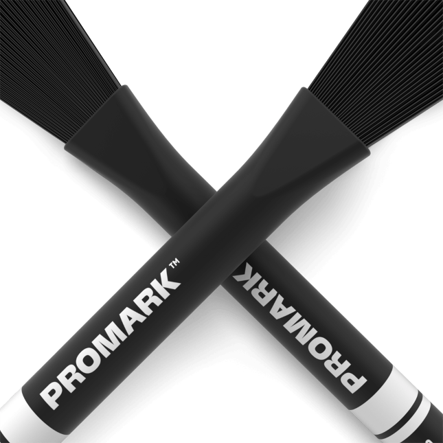 Promark Heavy Nylon Brush, 2B. Response of a 2B stick