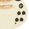 Vintage VS6 Reissued Electric Guitar Vintage White/Gold Hardware VS6VW