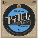 Classical Guitar Strings By D'Addario, 3 Sets, EJ46-3D Pro Arte- Hard Tension