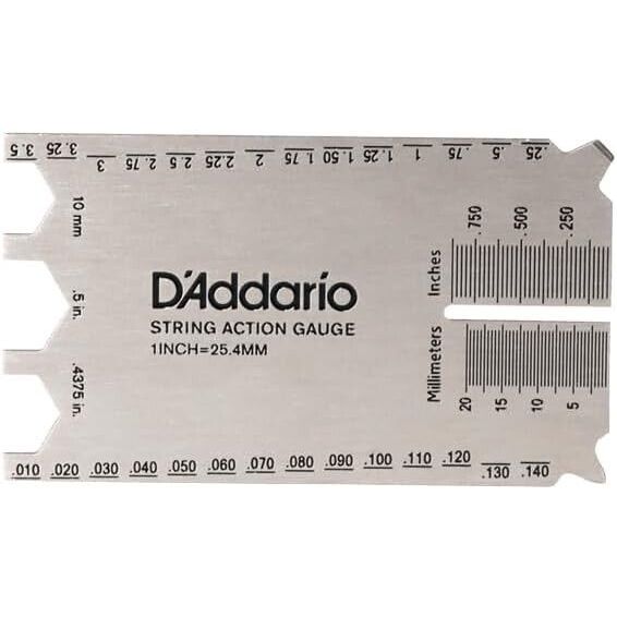 D'Addario String Height Gauge PW-SHG-01 Suitable For Most Guitars