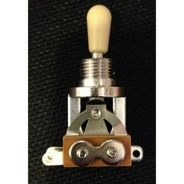 Guitarman 3 Way Toggle Switch- Ivory Tip. Suitable for Les Paul, SG & More.