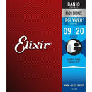 Elixir Polyweb E11600 Nickel Wound Banjo Strings 9-20 Light