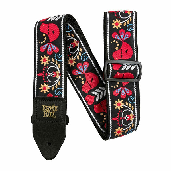 Ernie Ball Redbird Rising Jacquard Guitar Strap P04667