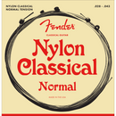 Fender Nylon Acoustic Strings, 130 Clear/Silver, Ball End, Gauges .028-.043