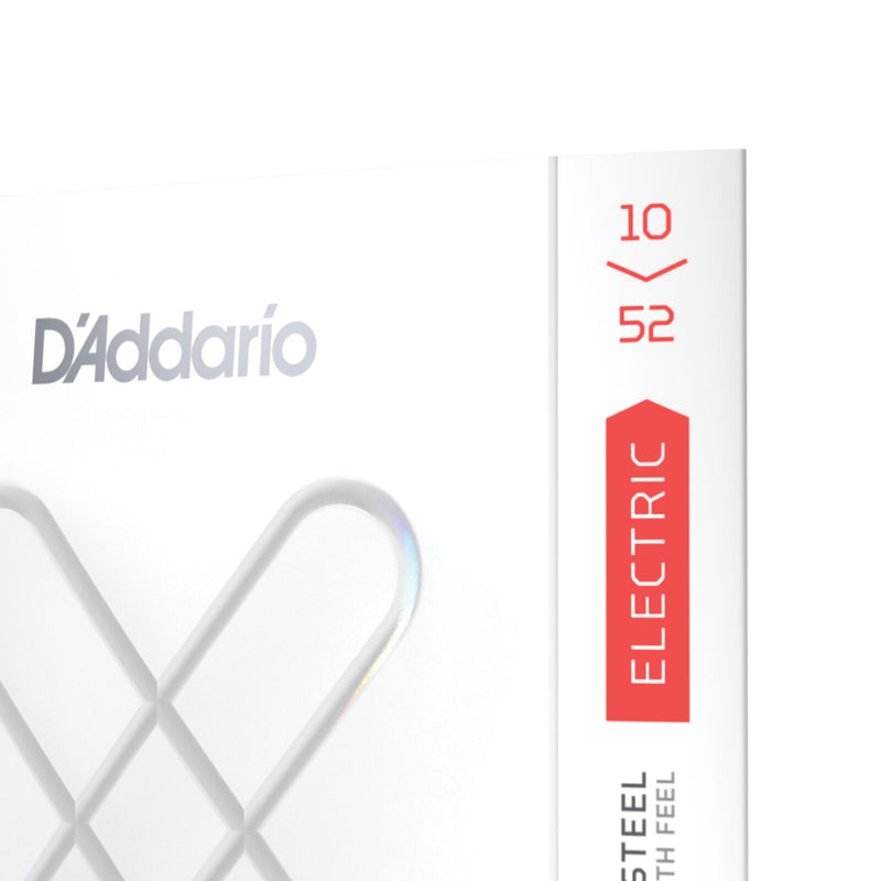D'Addario XS Nickel Coated Electric Guitar Strings, XSE1052, 10-52, Light/Heavy