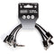 Patch Cable 3 Pack, MXR By Dunlop,  6 in|15 cm-3 Pack, R/A Jacks P/N:3PDCISTR06R