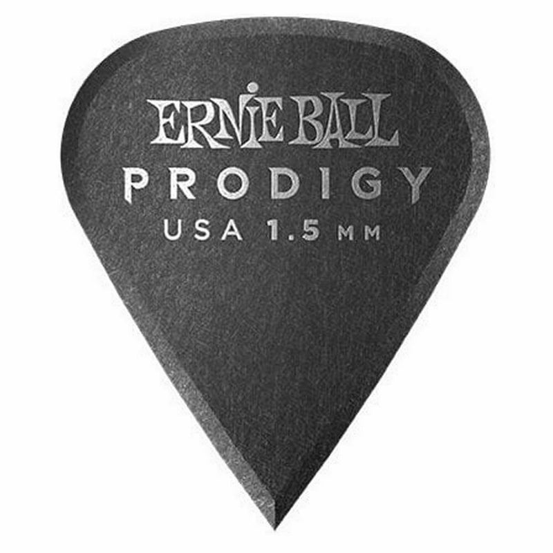 'Prodigy' Plectrum Multipack, Ernie Ball ,1.5mm Black, 6 Pack. P/N; P09342