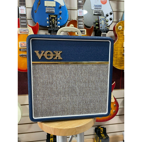 VOX  AC4C1 Tube Guitar Amplifier. Limited Edition Historic 1963 Blue Vinyl .