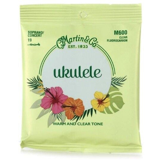 Ukulele Strings TWINPACK,  Martin M600 . Suitable For Soprano Or Concert Ukes