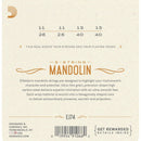 D'Addario EJ74 Phospher Bronze Mandolin Strings. 8 String, Medium Set.