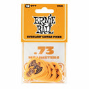 Plectrums, Ernie Ball Everlast .73mm Guitar Picks Orange (Pack of 12) P09190