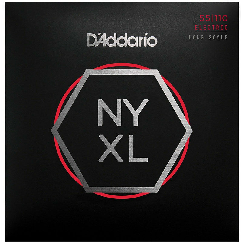 Bass Strings (Set) By D'Addario NYXL55110, Long Scale, Heavy, 55-110