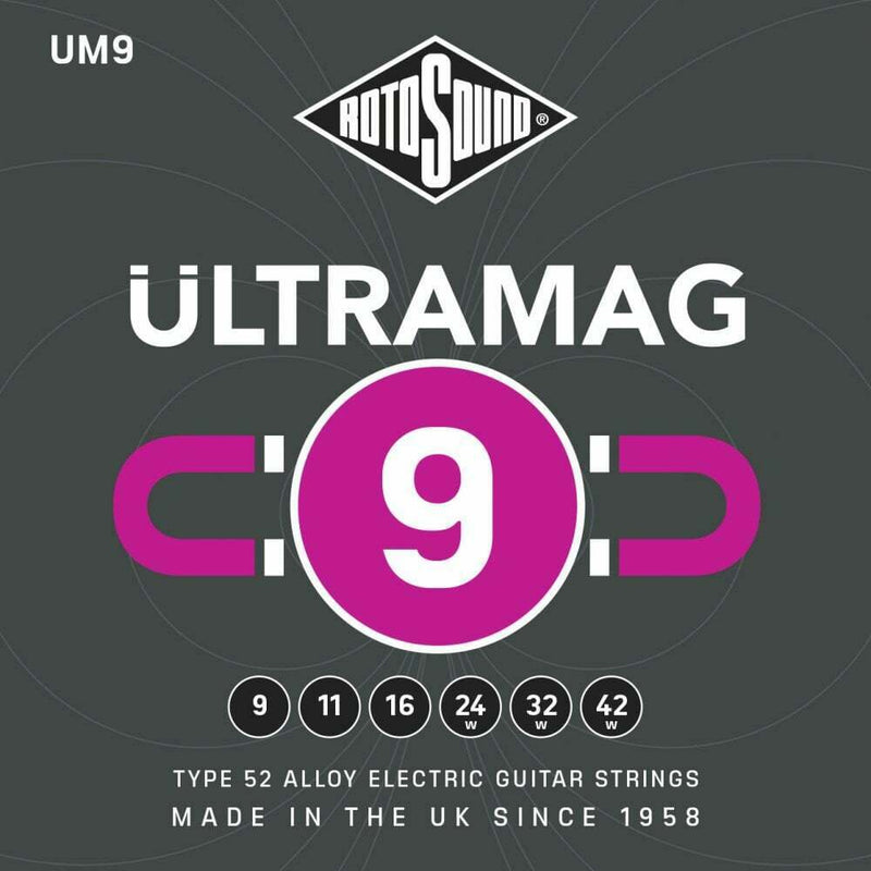 Rotosound UM9 Ultramag 09-42 Alloy 52 Electric Guitar Strings