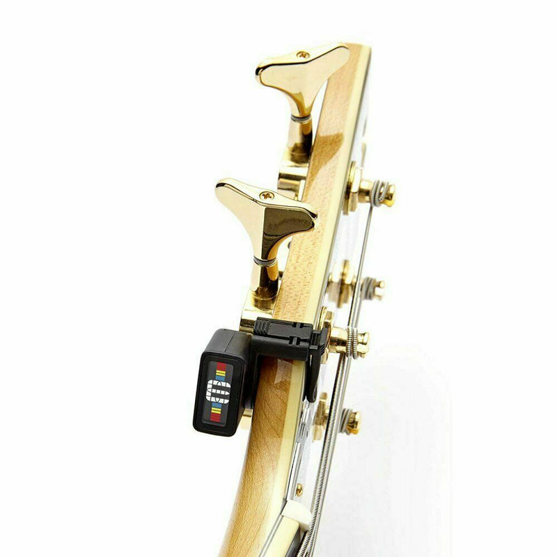 D'Addario PW-CT-12 NS Micro Headstock Chromatic Tuner. Guitar,Uke,Violin,Bass ++