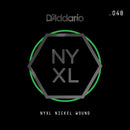 D'Addario NYNW048 NYXL Nickel Wound Electric Guitar Single String, X 2 Strings