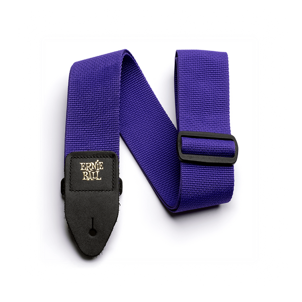 Ernie Ball Polypro 2" Wide Polypropylene Guitar Strap, Purple P/N P04045