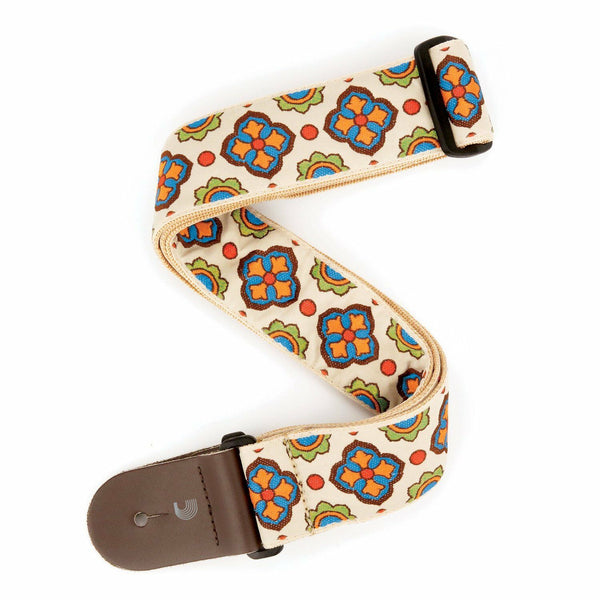 D'Addario T20S1503 Latin Tile Art Guitar Strap. Awesome New Designs !!!