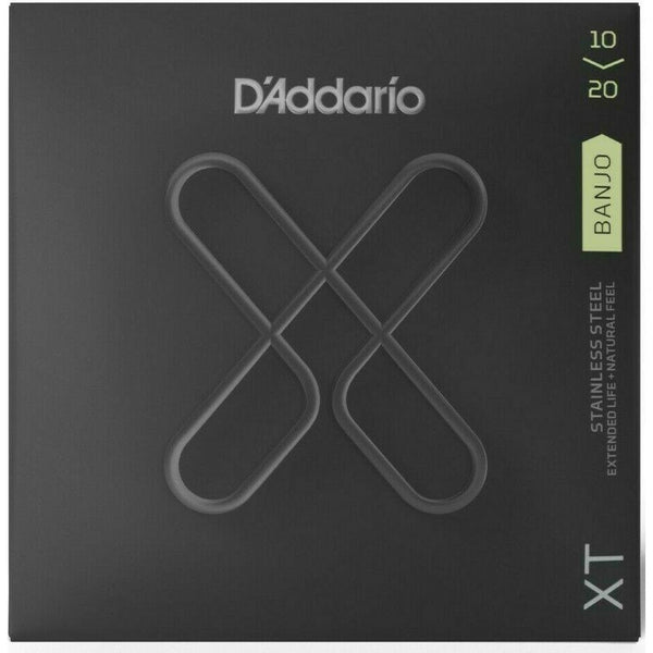 D'Addario XTJ1020  Nickel Plated Banjo Strings Custom Medium Light 10-20