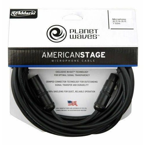 D'addario PW-AMSM-25 American Stage Microphone Cables 25ft