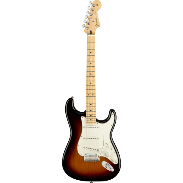 Fender Player Stratocaster, Maple Fingerboard, 3-Color Sunburst  P/N 0144502500