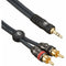 D'Addario Dual RCA to Stereo Mini Cable, 5 feet PW-MP-05