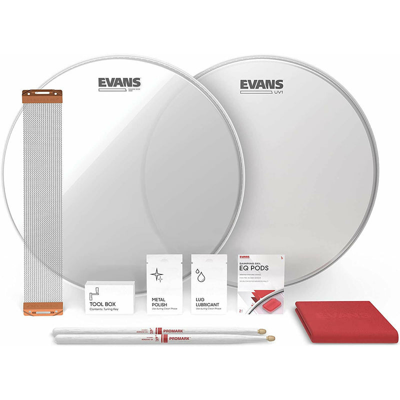 Evans 13” UV1 Snare Tune Up Kit. Complete Snare Overhaul .P/N: ESTUK-13UV1-1